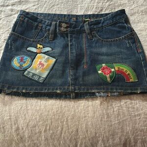 ✨🆕BNWOT!Vintage Lamb mini skirt by Gwen Stefani!Size 4!First Collection!